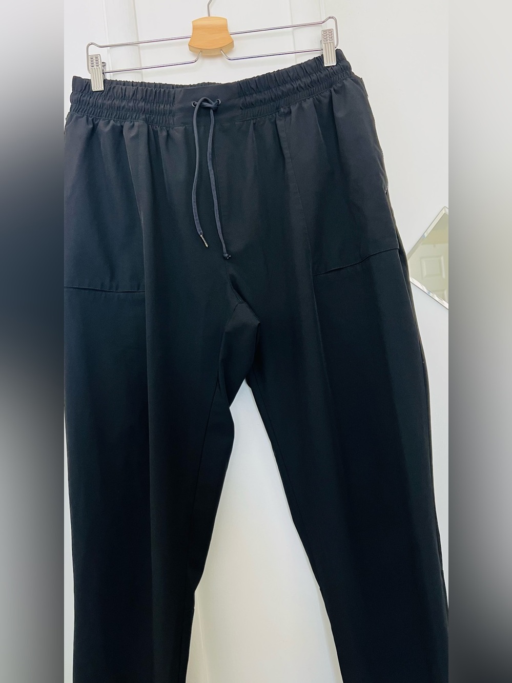 Domyos Men's Black Drawstring Casual Pants size  7 W L 34